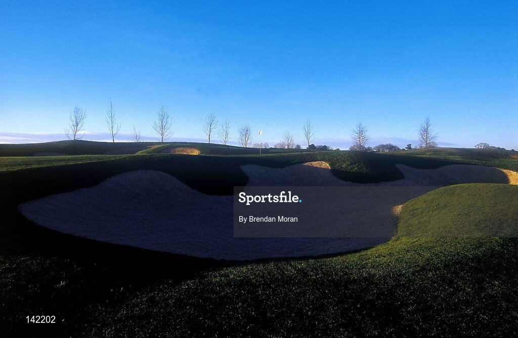 2003; The 15th Green on the New South Course at the K Club, Straffan, Co. Kildare, Ireland. Picture credit; Brendan Moran / SPORTSFILE