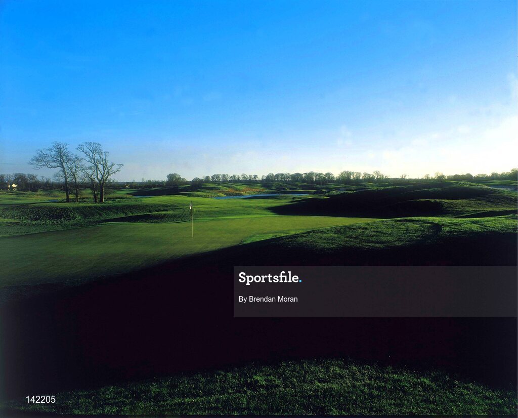 2003; The 15th Green on the New South Course at the K Club, Straffan, Co. Kildare, Ireland. Picture credit; Brendan Moran / SPORTSFILE
