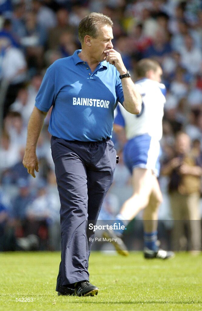 6 June 2004; Justin McCarthy, Waterford manager. Guinness Munster Senior Hurling Championship Semi-Final, Tipperary v Waterford, Pairc Ui Chaoimh, Cork. Picture credit; Pat Murphy / SPORTSFILE