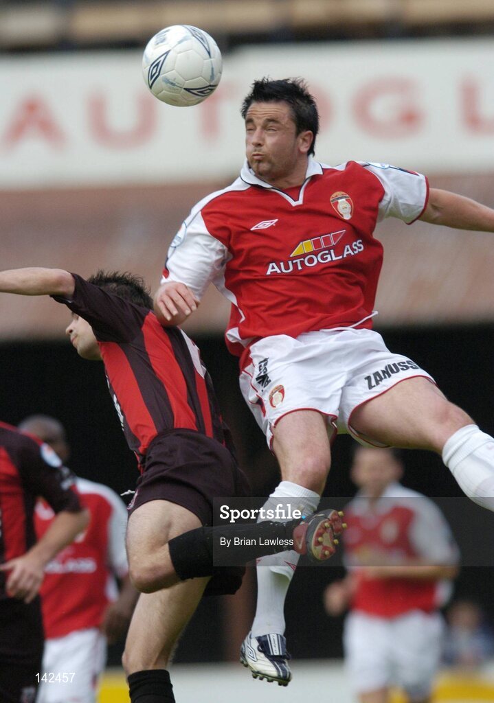 8 June 2004; Tony Bird, St. Patrick's Athletic. eircom League, Premier Division, Richmond Park, Dublin. Picture credit; Brian Lawless / SPORTSFILE