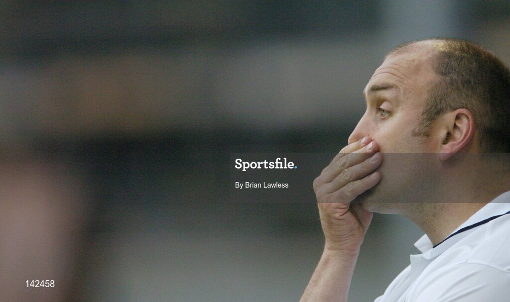 8 June 2004; John McDonnell, St. Patrick's Athletic manager. eircom League, Premier Division, Richmond Park, Dublin. Picture credit; Brian Lawless / SPORTSFILE