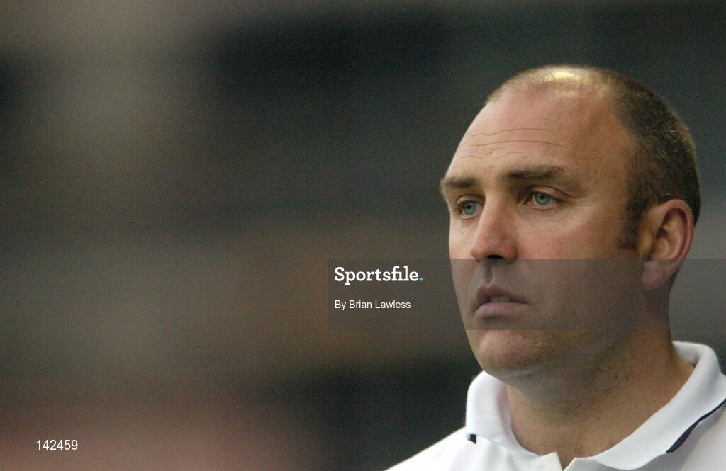 8 June 2004; John McDonnell, St. Patrick's Athletic manager. eircom League, Premier Division, Richmond Park, Dublin. Picture credit; Brian Lawless / SPORTSFILE