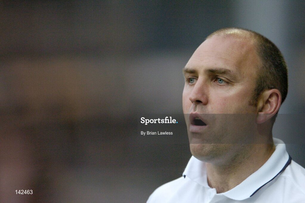8 June 2004; John McDonnell, St. Patrick's Athletic manager. eircom League, Premier Division, Richmond Park, Dublin. Picture credit; Brian Lawless / SPORTSFILE