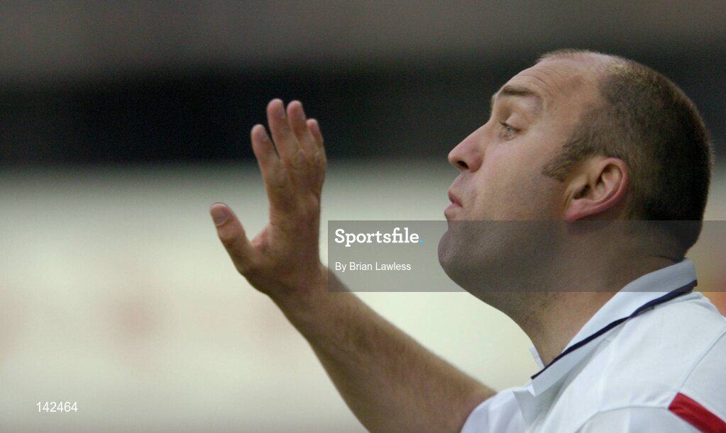 8 June 2004; John McDonnell, St. Patrick's Athletic manager. eircom League, Premier Division, Richmond Park, Dublin. Picture credit; Brian Lawless / SPORTSFILE