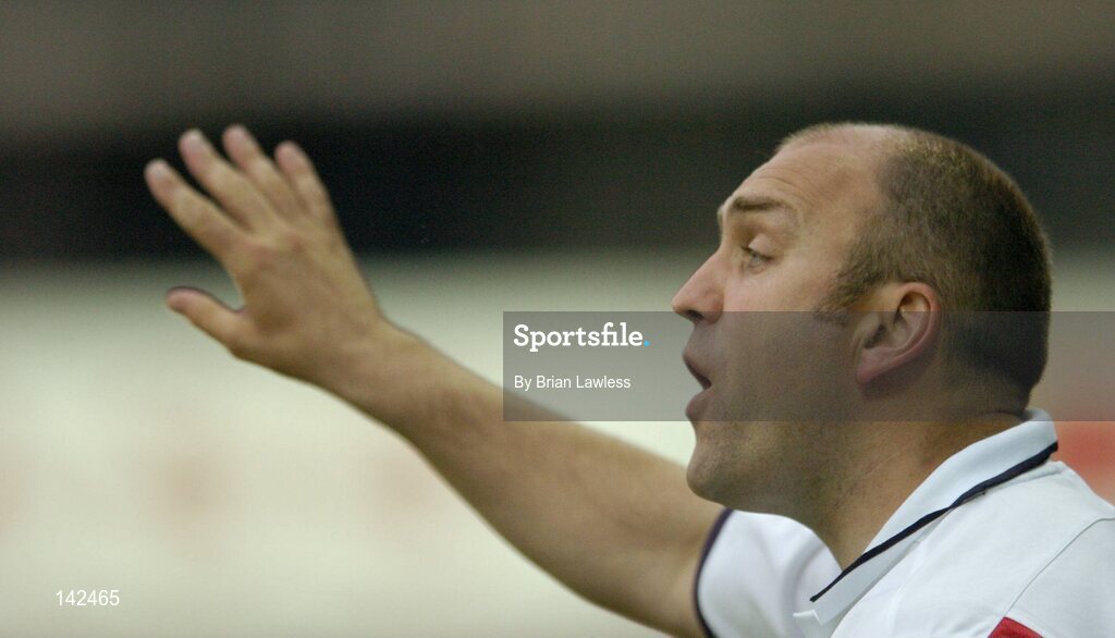 8 June 2004; John McDonnell, St. Patrick's Athletic manager. eircom League, Premier Division, Richmond Park, Dublin. Picture credit; Brian Lawless / SPORTSFILE