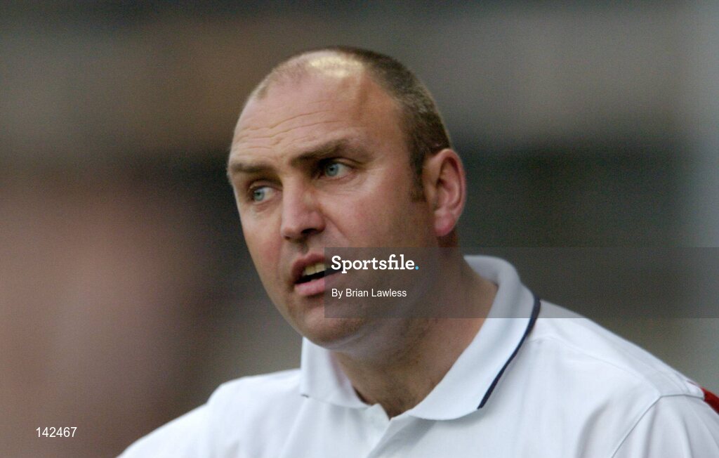 8 June 2004; John McDonnell, St. Patrick's Athletic manager. eircom League, Premier Division, Richmond Park, Dublin. Picture credit; Brian Lawless / SPORTSFILE