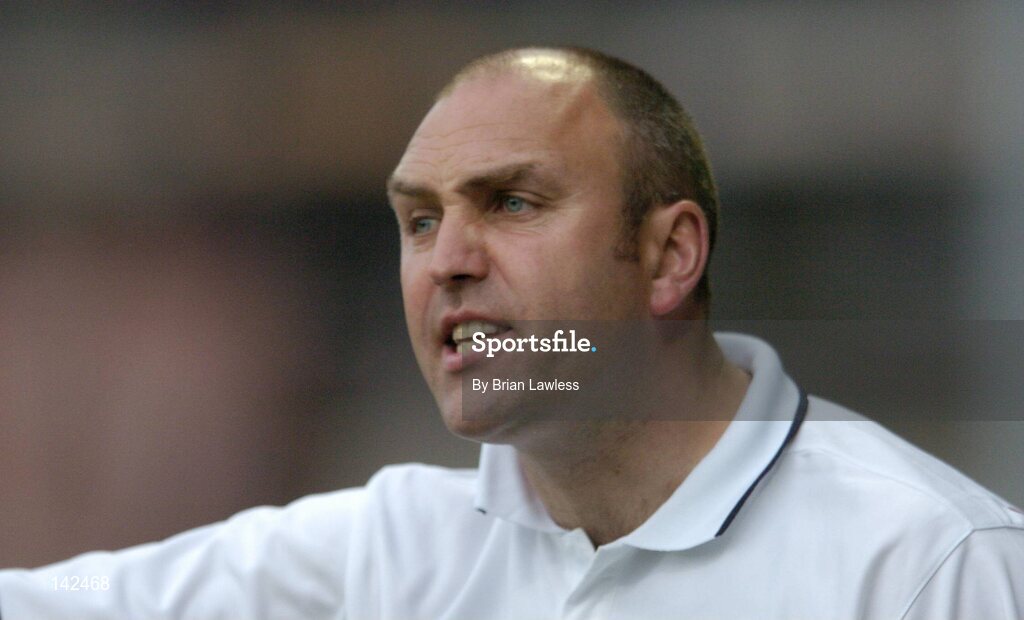 8 June 2004; John McDonnell, St. Patrick's Athletic manager. eircom League, Premier Division, Richmond Park, Dublin. Picture credit; Brian Lawless / SPORTSFILE