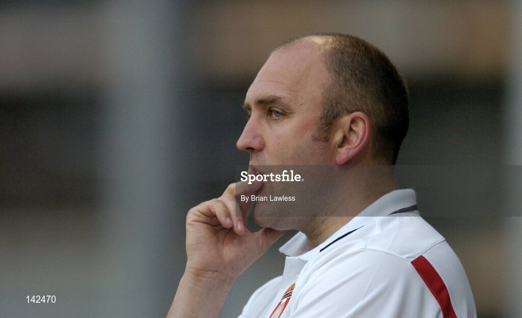 8 June 2004; John McDonnell, St. Patrick's Athletic manager. eircom League, Premier Division, Richmond Park, Dublin. Picture credit; Brian Lawless / SPORTSFILE