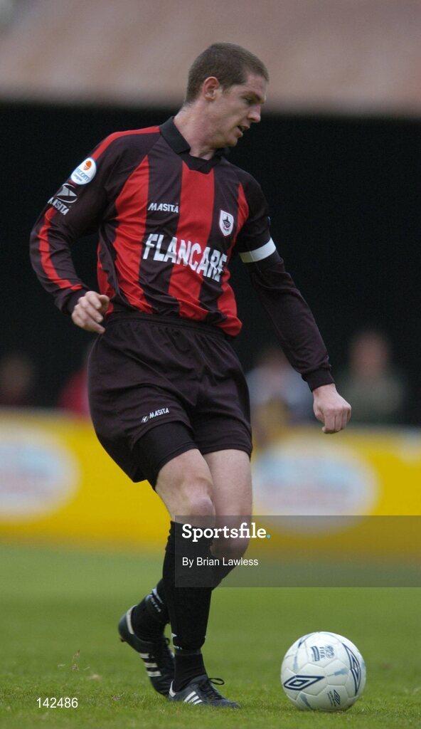 8 June 2004; Darragh Maguire, St. Patrick's Athletic. eircom League, Premier Division, St. Patrick's Athletic v Longford, Richmond Park, Dublin. Picture credit; Brian Lawless / SPORTSFILE