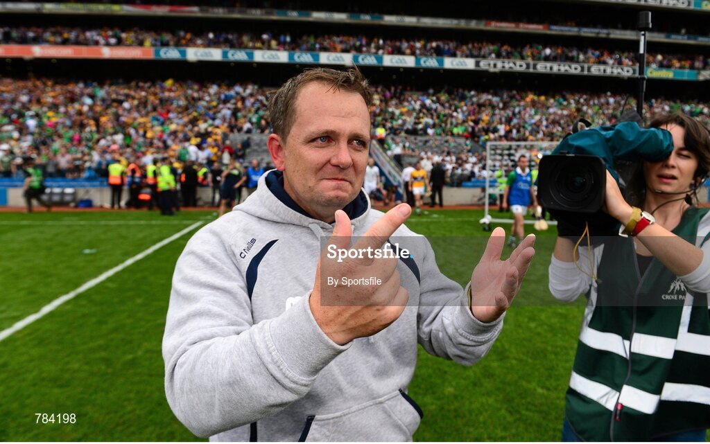 18 August 2013; Clare manager Davy Fitzgerald after the game. GAA Hurling All-Ireland Senior Championship, Semi-Final, Limerick v Clare, Croke Park, Dublin. Photo by Sportsfile