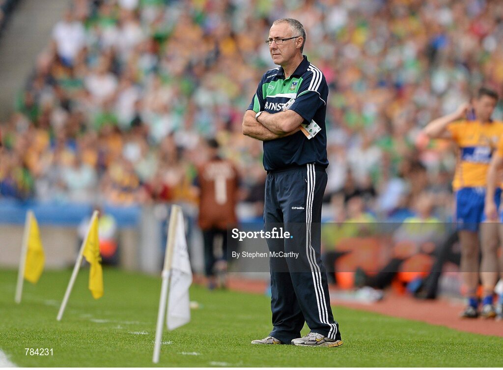 18 August 2013; Limerick manager John Allen. GAA Hurling All-Ireland Senior Championship, Semi-Final, Limerick v Clare, Croke Park, Dublin. Picture credit: Stephen McCarthy / SPORTSFILE