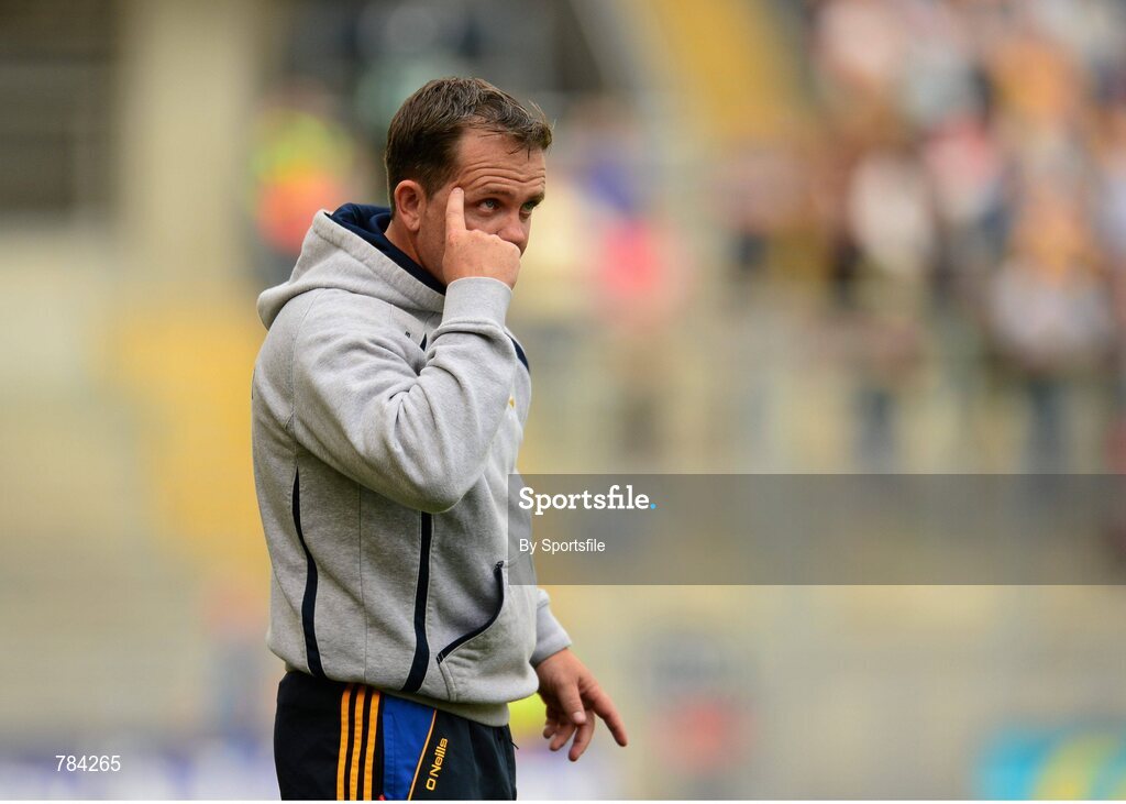 18 August 2013; Clare manager Davy Fitzgerald during the game. GAA Hurling All-Ireland Senior Championship, Semi-Final, Limerick v Clare, Croke Park, Dublin. Photo by Sportsfile