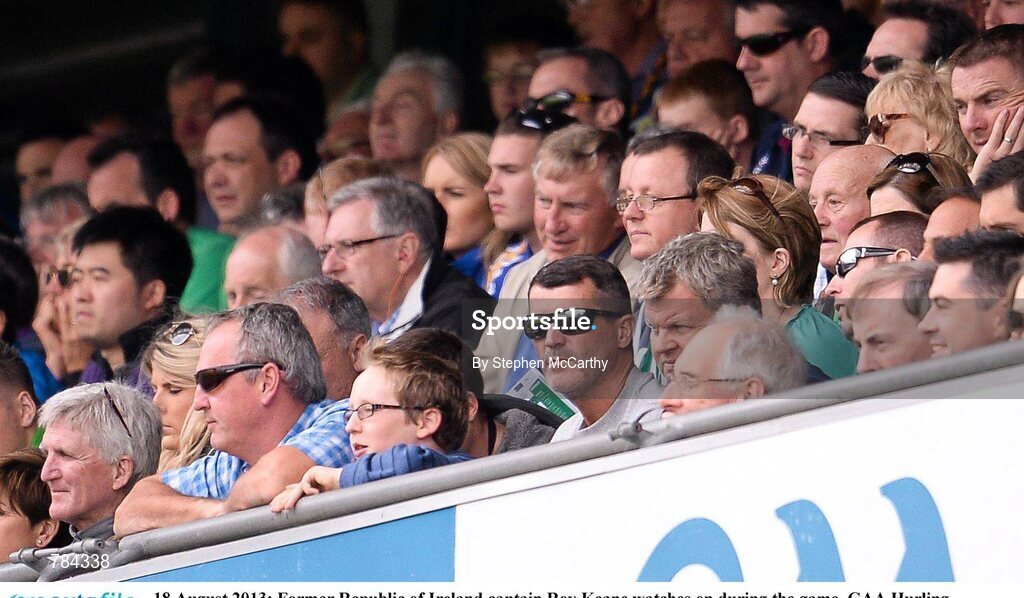 18 August 2013; Former Republic of Ireland captain Roy Keane watches on during the game. GAA Hurling All-Ireland Senior Championship, Semi-Final, Limerick v Clare, Croke Park, Dublin. Picture credit: Stephen McCarthy / SPORTSFILE