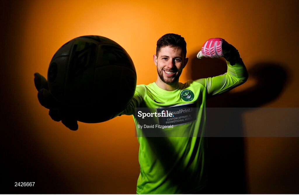 6 February 2023; Stephen McGuinness poses for a portrait during a Bray Wanderers squad portrait session at Carlisle Grounds in Bray, Wicklow. Photo by David Fitzgerald/Sportsfile