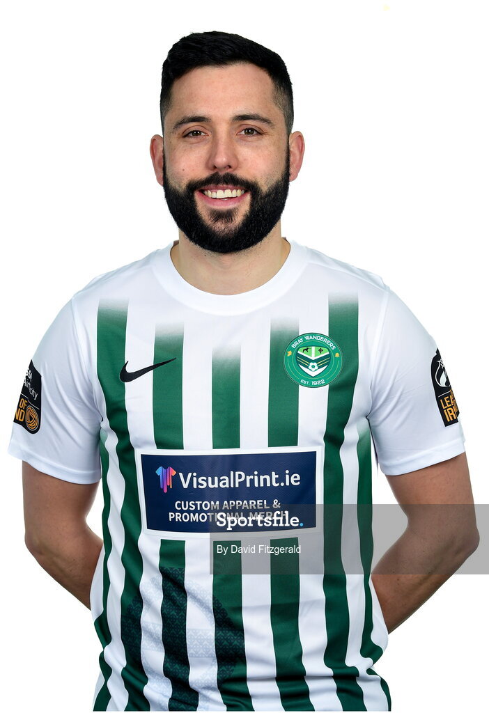 6 February 2023; Dave Webster poses for a portrait during a Bray Wanderers squad portrait session at Carlisle Grounds in Bray, Wicklow. Photo by David Fitzgerald/Sportsfile