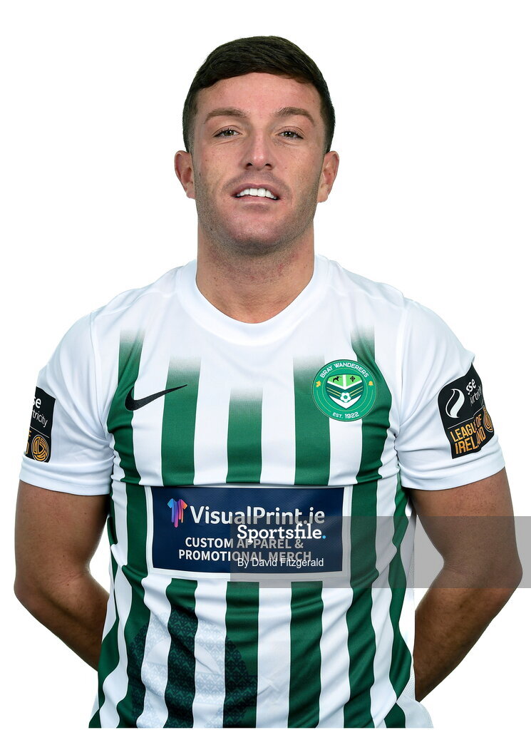 6 February 2023; Ger Shortt poses for a portrait during a Bray Wanderers squad portrait session at Carlisle Grounds in Bray, Wicklow. Photo by David Fitzgerald/Sportsfile
