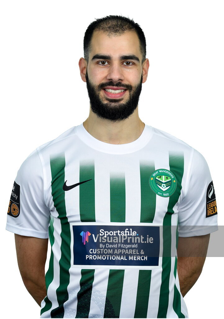 6 February 2023; Conor Davis poses for a portrait during a Bray Wanderers squad portrait session at Carlisle Grounds in Bray, Wicklow. Photo by David Fitzgerald/Sportsfile