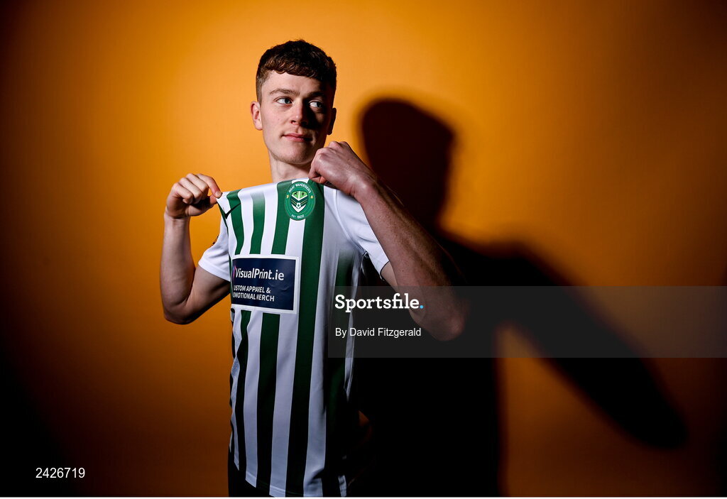 6 February 2023; Jack Hudson poses for a portrait during a Bray Wanderers squad portrait session at Carlisle Grounds in Bray, Wicklow. Photo by David Fitzgerald/Sportsfile
