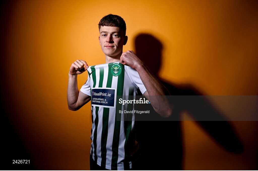 6 February 2023; Jack Hudson poses for a portrait during a Bray Wanderers squad portrait session at Carlisle Grounds in Bray, Wicklow. Photo by David Fitzgerald/Sportsfile