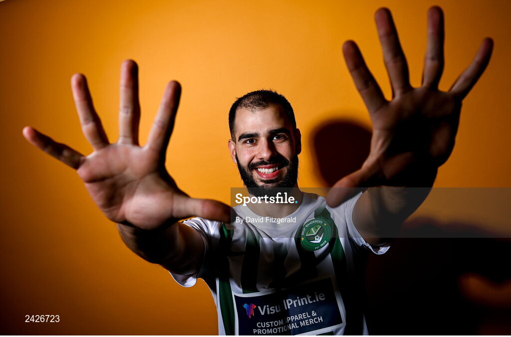 6 February 2023; Conor Davis poses for a portrait during a Bray Wanderers squad portrait session at Carlisle Grounds in Bray, Wicklow. Photo by David Fitzgerald/Sportsfile