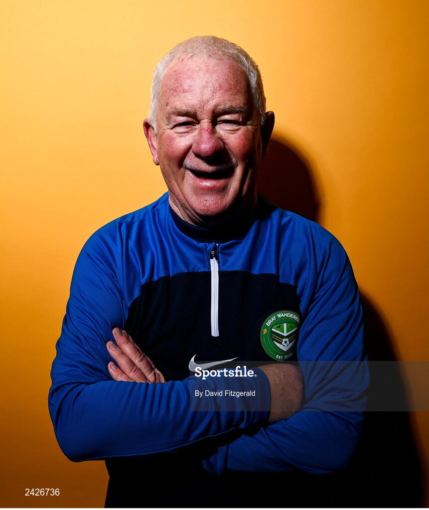 6 February 2023; Head of Football Pat Devlin poses for a portrait during a Bray Wanderers squad portrait session at Carlisle Grounds in Bray, Wicklow. Photo by David Fitzgerald/Sportsfile