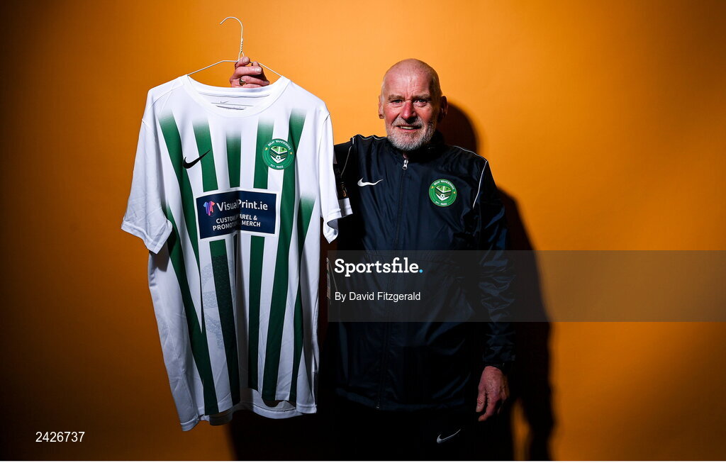 6 February 2023; Kitman Joseph Walsh poses for a portrait during a Bray Wanderers squad portrait session at Carlisle Grounds in Bray, Wicklow. Photo by David Fitzgerald/Sportsfile
