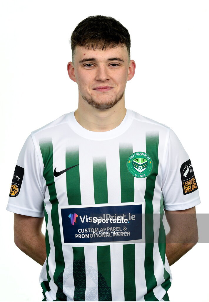 6 February 2023; Conor Knight poses for a portrait during a Bray Wanderers squad portrait session at Carlisle Grounds in Bray, Wicklow. Photo by David Fitzgerald/Sportsfile