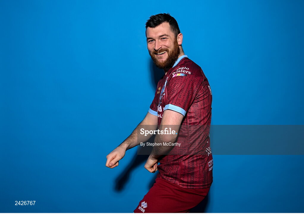 6 February 2023; Ryan Brennan poses for a portrait during a Drogheda United squad portrait session at Weaver's Park in Drogheda, Louth. Photo by Stephen McCarthy/Sportsfile