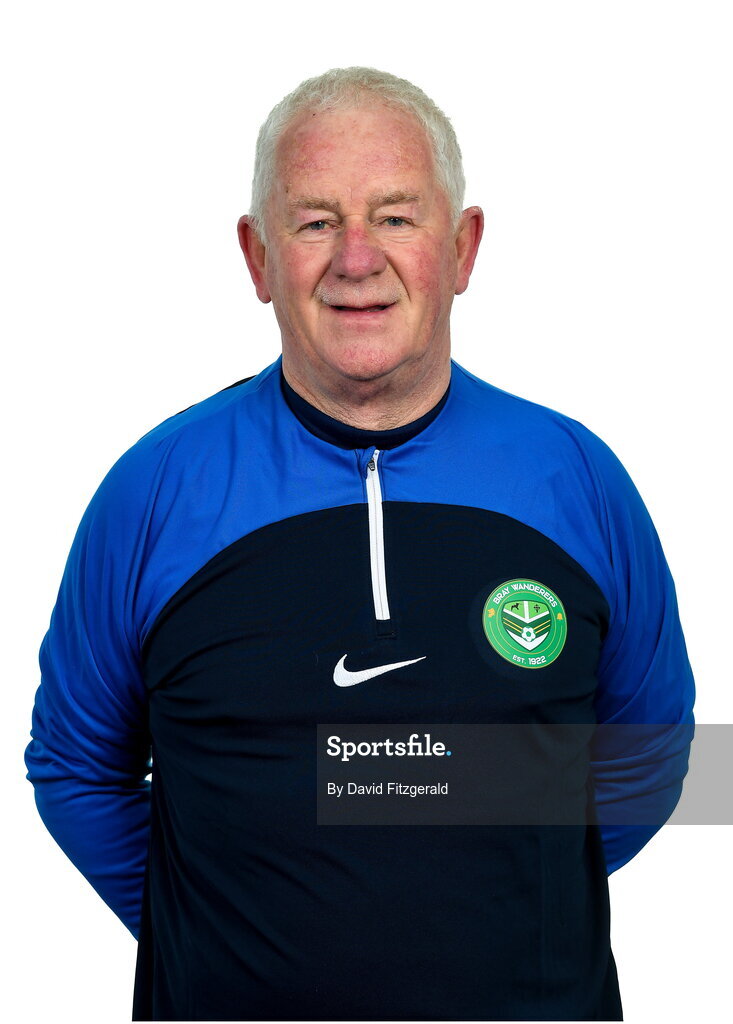 6 February 2023; Head of Football Pat Devlin poses for a portrait during a Bray Wanderers squad portrait session at Carlisle Grounds in Bray, Wicklow. Photo by David Fitzgerald/Sportsfile