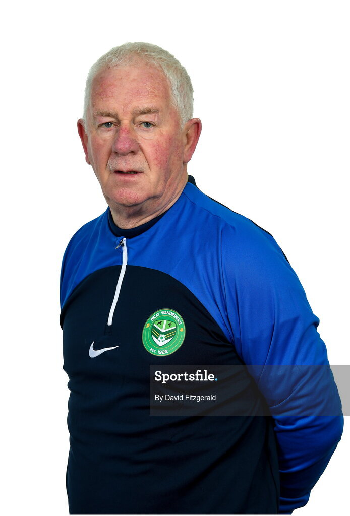 6 February 2023; Head of Football Pat Devlin poses for a portrait during a Bray Wanderers squad portrait session at Carlisle Grounds in Bray, Wicklow. Photo by David Fitzgerald/Sportsfile
