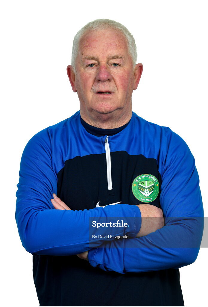 6 February 2023; Head of Football Pat Devlin poses for a portrait during a Bray Wanderers squad portrait session at Carlisle Grounds in Bray, Wicklow. Photo by David Fitzgerald/Sportsfile