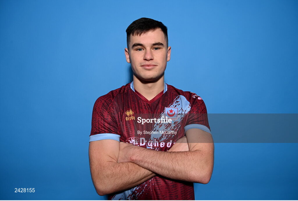6 February 2023; Evan Weir poses for a portrait during a Drogheda United squad portrait session at Weaver's Park in Drogheda, Louth. Photo by Stephen McCarthy/Sportsfile