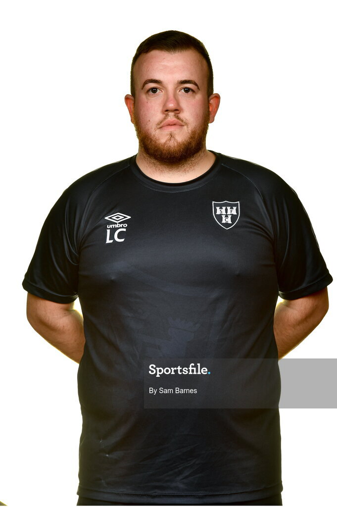 20 February 2023; Kitman Luke Creagh poses for a portrait during a Shelbourne squad portrait session at Tolka Park in Dublin. Photo by Sam Barnes/Sportsfile
