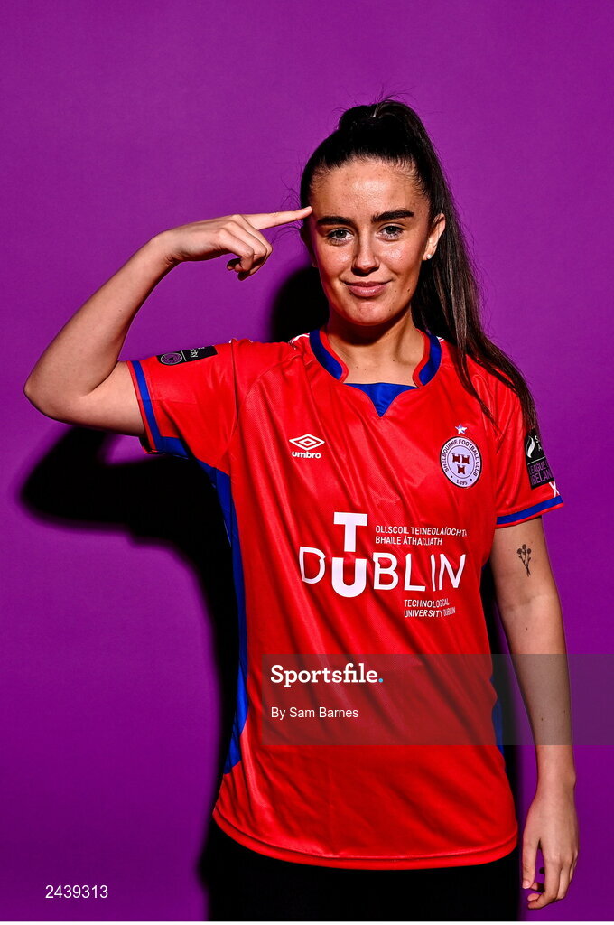 20 February 2023; Alex Kavanagh poses for a portrait during a Shelbourne squad portrait session at Tolka Park in Dublin. Photo by Sam Barnes/Sportsfile