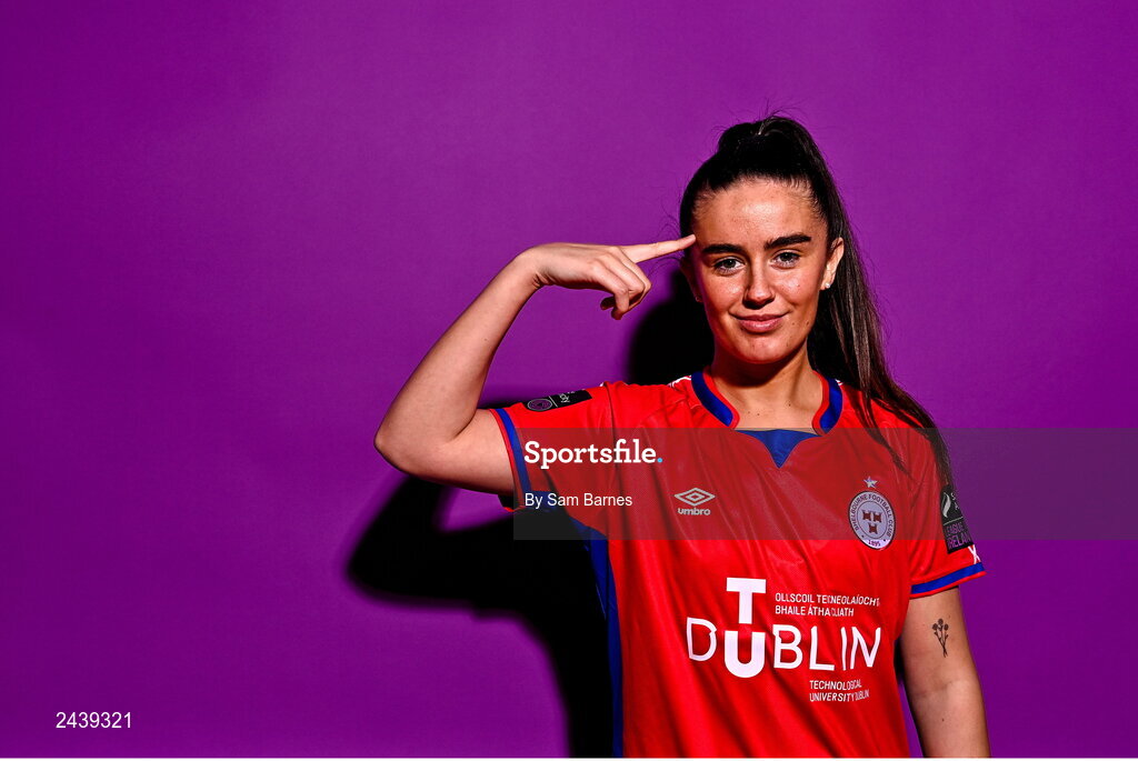 20 February 2023; Alex Kavanagh poses for a portrait during a Shelbourne squad portrait session at Tolka Park in Dublin. Photo by Sam Barnes/Sportsfile