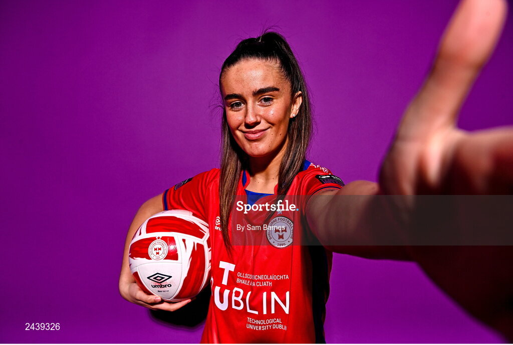 20 February 2023; Alex Kavanagh poses for a portrait during a Shelbourne squad portrait session at Tolka Park in Dublin. Photo by Sam Barnes/Sportsfile