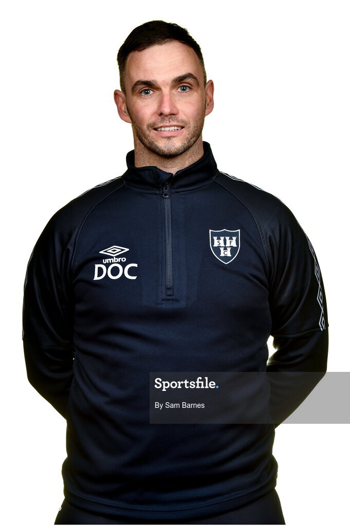 20 February 2023; Fitness coach David  O'Connor during a Shelbourne squad portrait session at Tolka Park in Dublin. Photo by Sam Barnes/Sportsfile