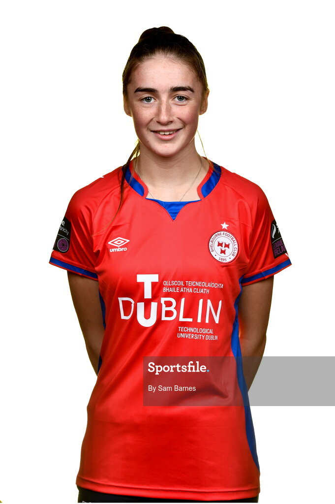 20 February 2023; Taylor White during a Shelbourne squad portrait session at Tolka Park in Dublin. Photo by Sam Barnes/Sportsfile