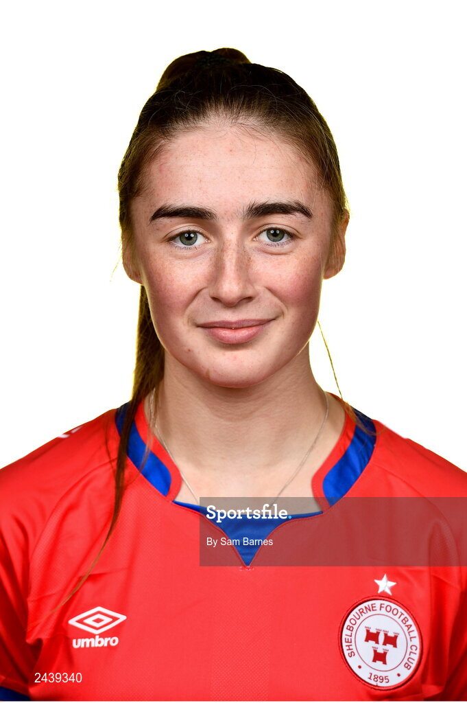 20 February 2023; Taylor White during a Shelbourne squad portrait session at Tolka Park in Dublin. Photo by Sam Barnes/Sportsfile
