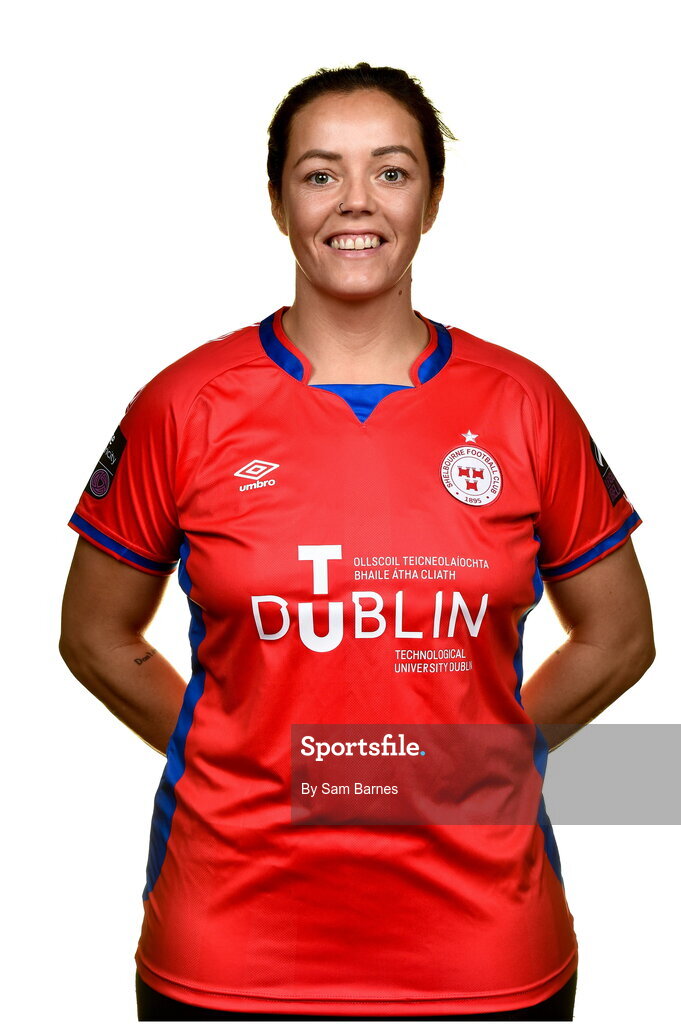 20 February 2023; Noelle Murray during a Shelbourne squad portrait session at Tolka Park in Dublin. Photo by Sam Barnes/Sportsfile