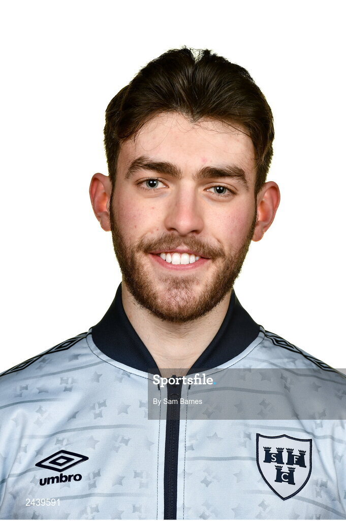 20 February 2023; Strength and Conditioning Coach Oran Donovan during a Shelbourne squad portrait session at Tolka Park in Dublin. Photo by Sam Barnes/Sportsfile