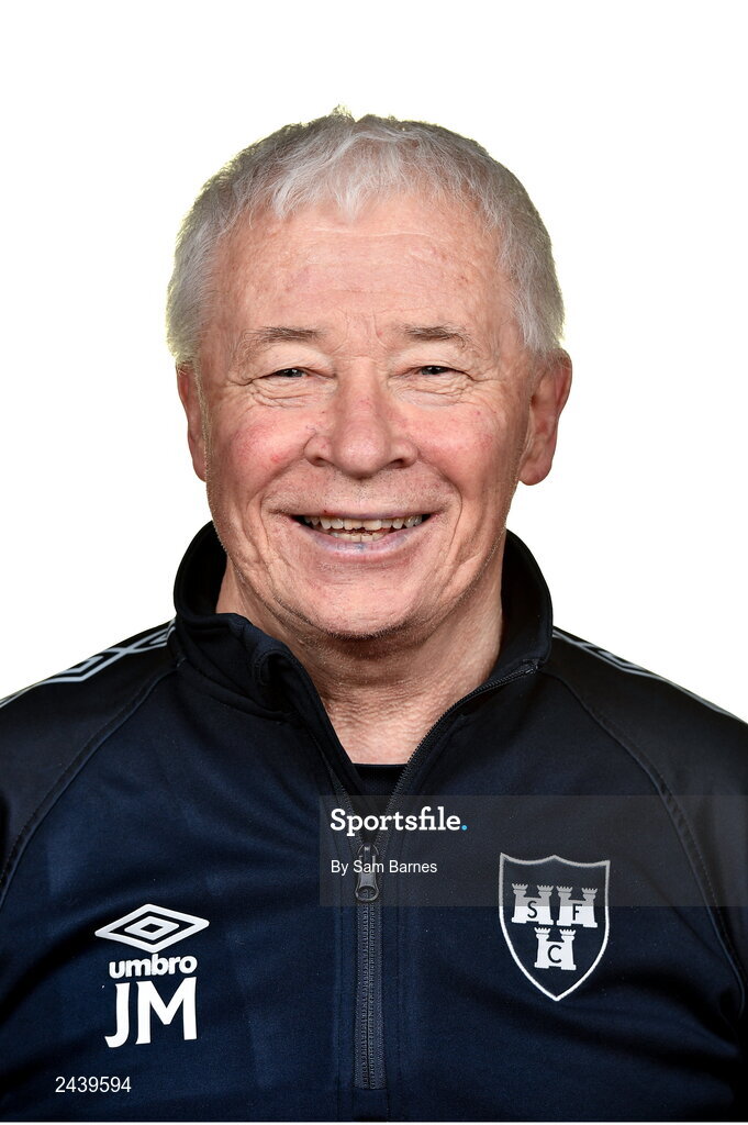 20 February 2023; First team coach Joey Malone during a Shelbourne squad portrait session at Tolka Park in Dublin. Photo by Sam Barnes/Sportsfile