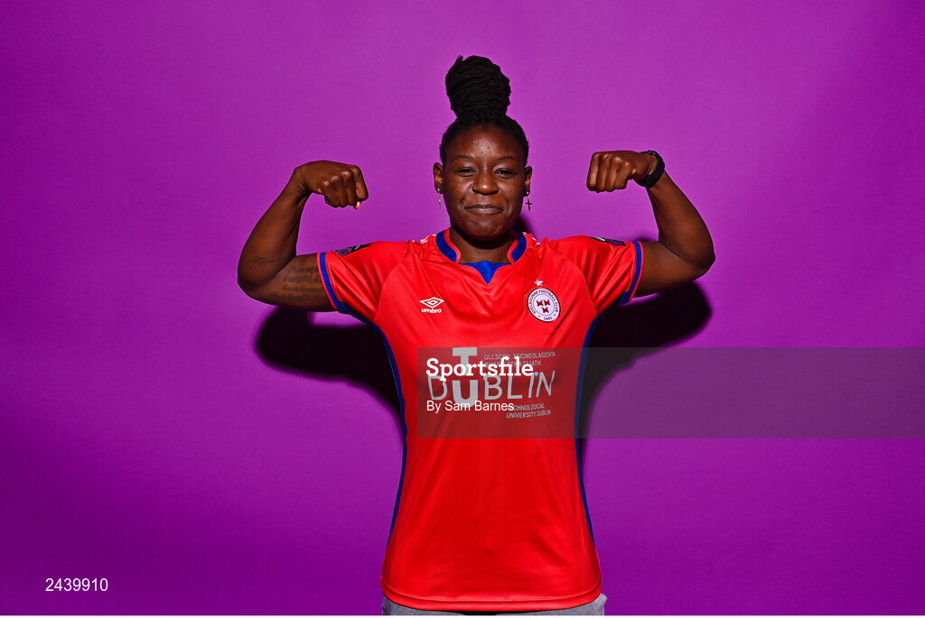 20 February 2023; Ruvimbo Mucherera poses for a portrait during a Shelbourne squad portrait session at Tolka Park in Dublin. Photo by Sam Barnes/Sportsfile