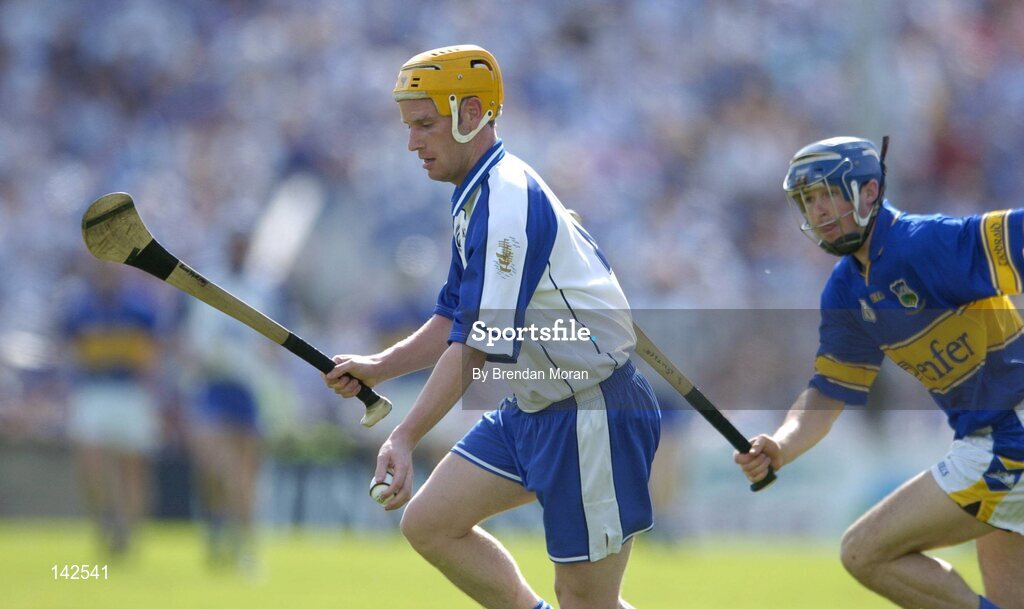 6 June 2004; Eoin Murphy, Waterford, in action against Seamus Butler, Tipperary. Guinness Munster Senior Hurling Championship semi-final, Tipperary v Waterford, Pairc Ui Chaoimh, Cork. Picture credit; Brendan Moran / SPORTSFILE