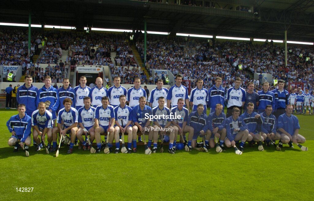 6 June 2004; The Waterford panel. Guinness Munster Senior Hurling Championship Semi-Final, Tipperary v Waterford, Pairc Ui Chaoimh, Cork. Picture credit; Pat Murphy / SPORTSFILE