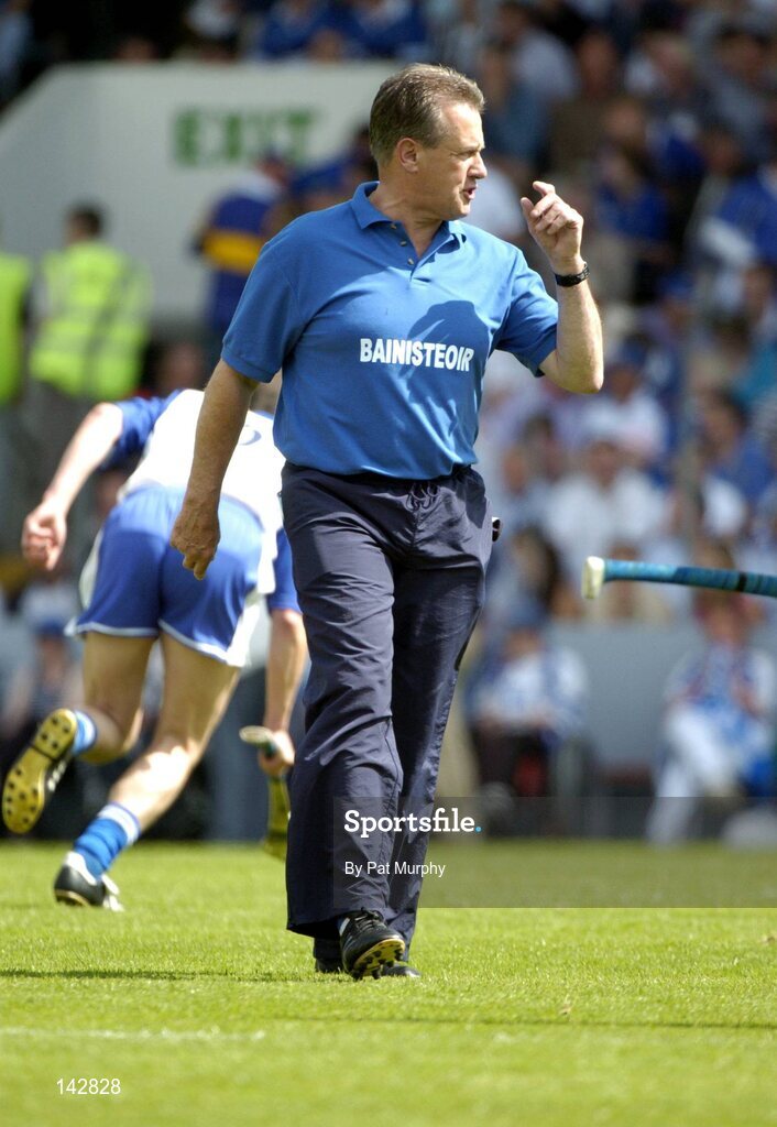 6 June 2004; Justin McCarthy, Waterford manager. Guinness Munster Senior Hurling Championship Semi-Final, Tipperary v Waterford, Pairc Ui Chaoimh, Cork. Picture credit; Pat Murphy / SPORTSFILE