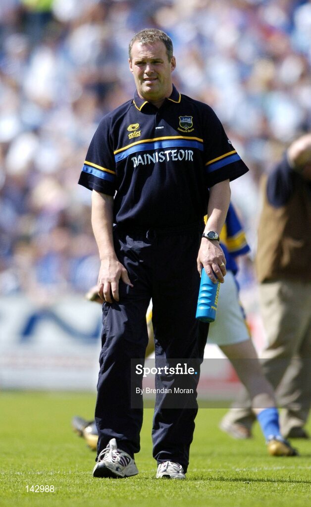 6 June 2004; Ken Hogan, Tipperary manager. Guinness Munster Senior Hurling Championship semi-final, Tipperary v Waterford, Pairc Ui Chaoimh, Cork. Picture credit; Brendan Moran / SPORTSFILE