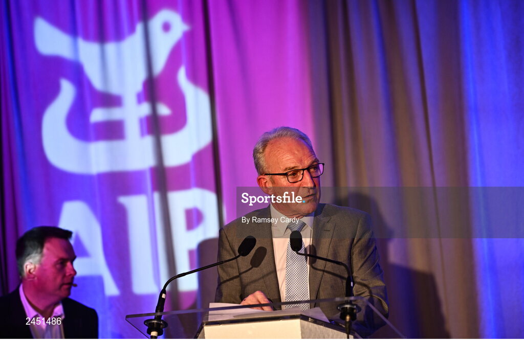 10 March 2023; GAA Vice-President John Murphy during the AIB Club Players Awards at Croke Park in Dublin. Photo by Ramsey Cardy/Sportsfile
