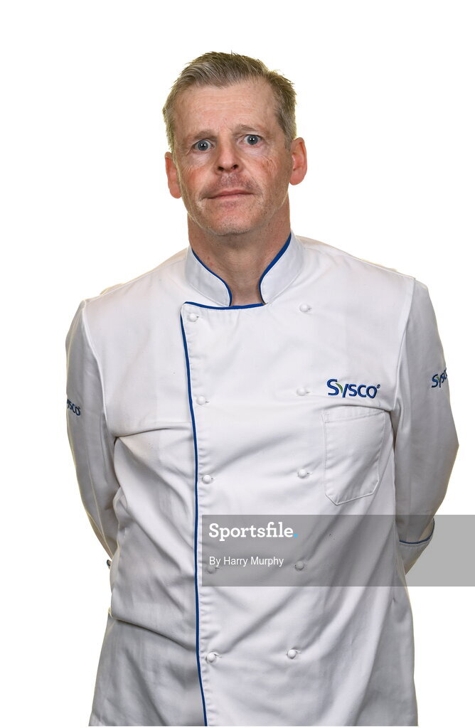 19 March 2023; Team chef David Steele poses for a portrait during a Republic of Ireland squad portrait session at Castleknock Hotel in Dublin. Photo by Harry Murphy/Sportsfile