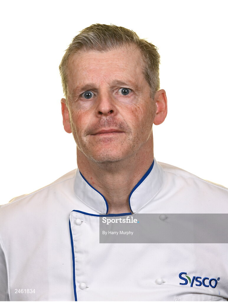 19 March 2023; Team chef David Steele poses for a portrait during a Republic of Ireland squad portrait session at Castleknock Hotel in Dublin. Photo by Harry Murphy/Sportsfile